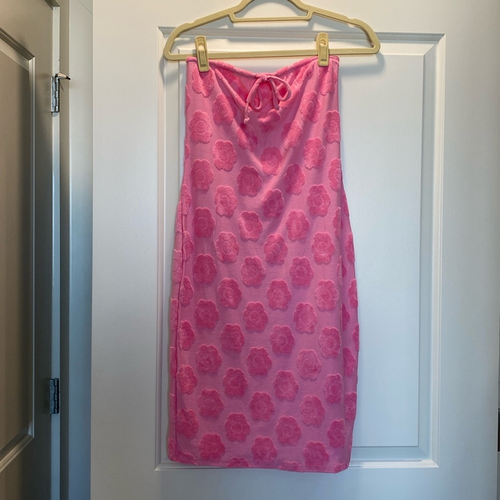 Frankies Bikinis Hope Terry Jacquard Dress